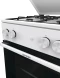 Плита Газовая Gorenje GG5A14WJ белый (металлическая крышка) реш.сталь