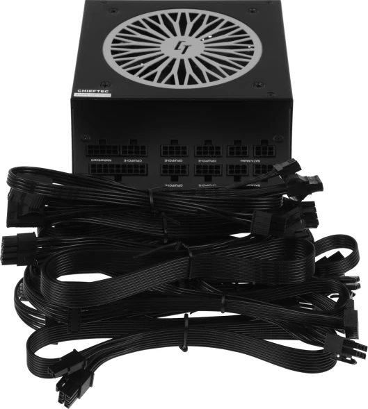 Блок питания Chieftec ATX 650W PowerUp GPX-650FC 80+ gold 24pin APFC 120mm fan 9xSATA Cab Manag RTL