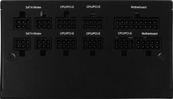 Блок питания Chieftec ATX 650W PowerUp GPX-650FC 80+ gold 24pin APFC 120mm fan 9xSATA Cab Manag RTL