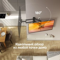 Кронштейн для телевизора Onkron M4S черный 17"-43" макс.35кг настенный поворот и наклон