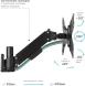 Кронштейн для телевизора Kromax ORION-11 черный 13&amp;quot;-48&amp;quot; макс.20кг настенный поворот и наклон