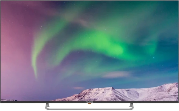 Телевизор QLED PolarLine 65&amp;quot; 65PQ71STC-SM Frameless черный/серебристый 4K Ultra HD 60Hz DVB-T DVB-T2 DVB-C DVB-S2 USB WiFi Smart TV (RUS)