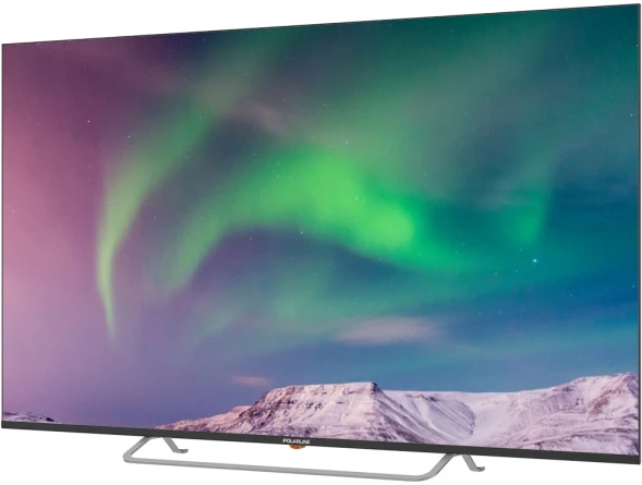 Телевизор QLED PolarLine 65&amp;quot; 65PQ71STC-SM Frameless черный/серебристый 4K Ultra HD 60Hz DVB-T DVB-T2 DVB-C DVB-S2 USB WiFi Smart TV (RUS)