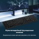 Клавиатура Оклик 420MRL черный USB slim Multimedia LED