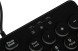 Клавиатура Оклик 420MRL черный USB slim Multimedia LED