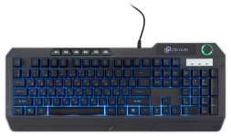 Клавиатура Оклик 715G черный USB Multimedia for gamer LED (1680657)