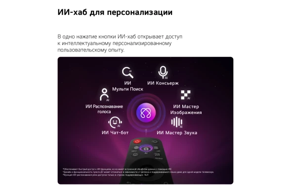 Телевизор LED LG 43&amp;quot; 43QNED70B6C.ARUG черный титан 4K Ultra HD 60Hz DVB-T DVB-T2 DVB-C DVB-S DVB-S2 USB WiFi Smart TV (RUS)