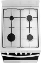Газовая плита Darina 1A GM341 005 W белая 4 конфорки 50 л без крышки эмаль