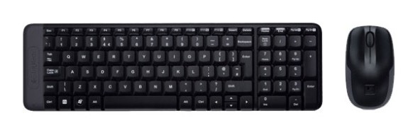 Клавиатура + мышь Logitech MK220 (Ru layout) клав:черный мышь:черный USB беспроводная (920-003169)