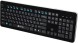 Клавиатура Оклик 870S черный USB беспроводная slim Multimedia