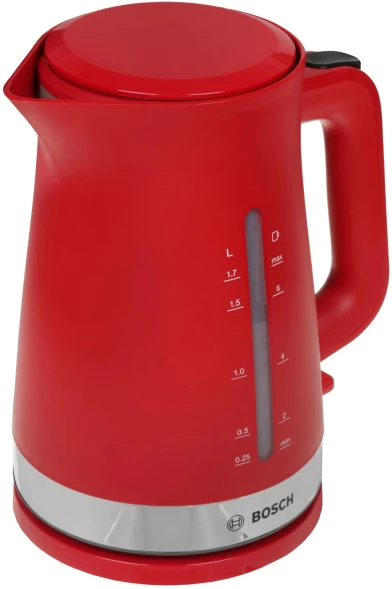 Чайник электрический Bosch TWK4M 1.7л. красный корпус: пластик (TWK4M224)