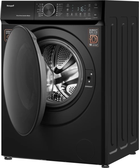 Стиральная машина Weissgauff WM 59411 Direct Drive Inverter Steam Matt Black класс: A+++ загр.фронтальная макс.:11кг черный
