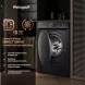 Стиральная машина Weissgauff WM 59411 Direct Drive Inverter Steam Matt Black класс: A+++ загр.фронтальная макс.:11кг черный