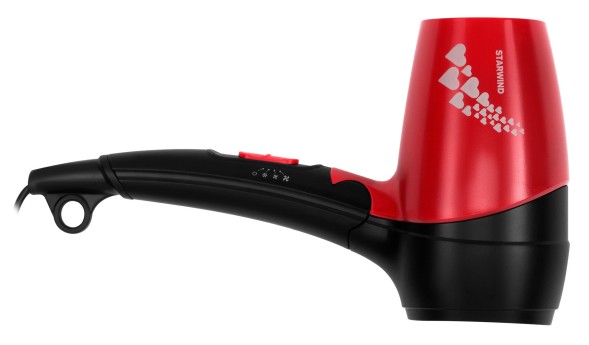Фен Starwind SHD 7065 1400Вт черный/красный