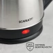 Чайник электрический Scarlett SC-EK21S25 1.5л. 1350Вт серебристый/черный корпус: металл/пластик (EK21S25)
