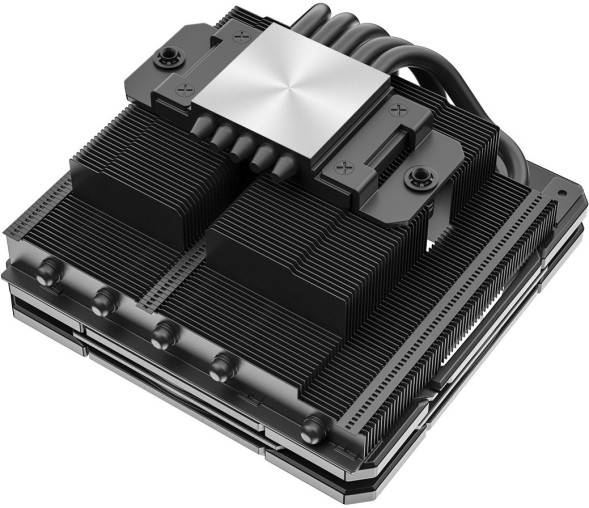 Устройство охлаждения(кулер) ID-Cooling IS-55 ARGB Soc-AM5/AM4/1151/1200/1700 черный 4-pin 31.2dB Al+Cu 125W 450gr Ret