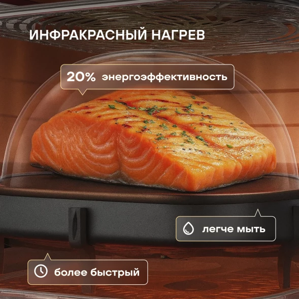Аэрогриль Rondell RDE-AF555 6л 1800Вт шампань