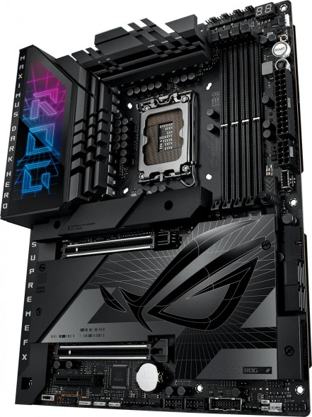 Материнская плата Asus ROG MAXIMUS Z790 DARK HERO Soc-1700 Intel Z790 4xDDR5 ATX AC`97 8ch(7.1) 2.5Gg RAID+HDMI