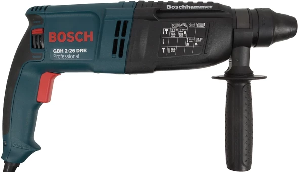 Перфоратор Bosch GBH 2-26 DRE Professional патрон:SDS-plus уд.:2.7Дж 800Вт (кейс в комплекте)