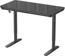 Стол для компьютера Cactus CS-EGD-BK-LED столешница закаленное стекло черный каркас черный 120x71x60см