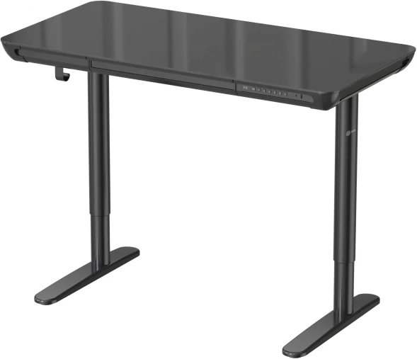 Стол для компьютера Cactus CS-EGD-BK-LED столешница закаленное стекло черный каркас черный 120x71x60см