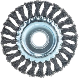 Щетка дисковая по мет. Stayer 35120-125 d=125мм d(посад.)=22мм (угловые шлифмашины)