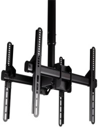 Кронштейн для телевизора Arm Media LCD-1750 черный 26&amp;quot;-65&amp;quot; макс.90кг потолочный поворот и наклон