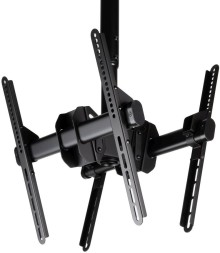 Кронштейн для телевизора Arm Media LCD-1750 черный 26&amp;quot;-65&amp;quot; макс.90кг потолочный поворот и наклон