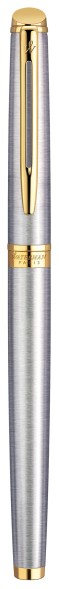 Ручка перьев. Waterman Hemisphere (CWS0920310) Steel GT F сталь нержавеющая/позолота подар.кор.