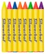 Восковые мелки Silwerhof Neon Монстрики 8цв. дл.100ммд.10мм картон.кор.