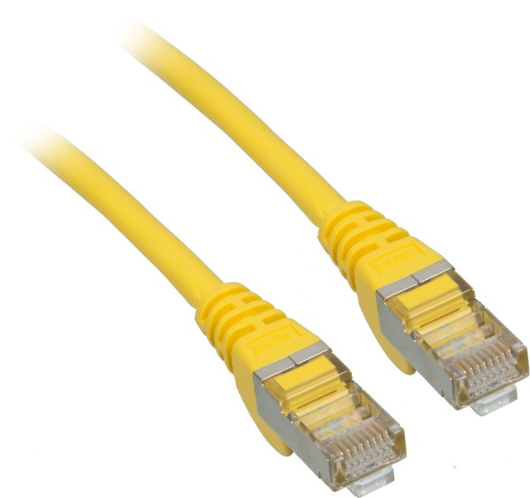 Патч-корд Lanmaster LAN-PC45/S5E-3.0-YL FTP RJ-45 вил.-вилка RJ-45 кат.5E 3м желтый LSZH