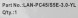 Патч-корд Lanmaster LAN-PC45/S5E-3.0-YL FTP RJ-45 вил.-вилка RJ-45 кат.5E 3м желтый LSZH
