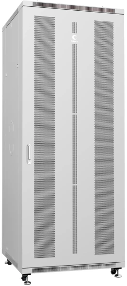Шкаф коммутационный Cabeus (ND-05C-42U80/80) напольный 42U 800x800мм пер.дв.перфор. задн.дв.перфор. 800кг серый 700мм 104.6кг 220град. 2055мм IP20 сталь
