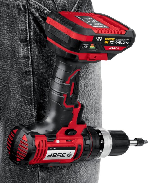 Дрель-шуруповерт Зубр ДШЛ-185-22 аккум. патрон:быстрозажимной