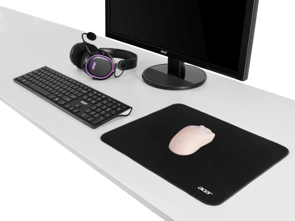 Мышь Acer OMR312 розовый оптическая 3200dpi беспров. BT/Radio USB 5but (ZL.MCECC.036)