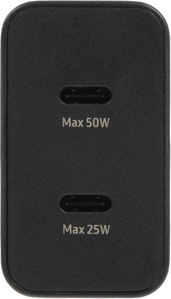 Сетевое зар./устр. Samsung EP-T5020X 50W 3A (PD) 2xUSB type-C для Samsung черный (EP-T5020XBEGEU)