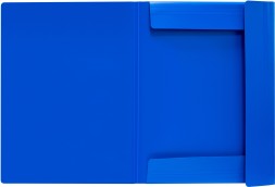 Папка на резинке Бюрократ -PRA3BLUЕ A3 пластик 0.7мм синий вмест.:400лист.