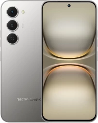 Смартфон Tecno Spark 40 Pro 128Gb 8Gb титан моноблок 3G 4G 2Sim 6.78&amp;quot; 1224x2720 Android 15 50Mpix 802.11 a/b/g/n/ac/ax NFC GPS GSM900/1800 Protect FM