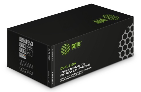 Картридж лазерный Cactus CS-TL-5120X TL-5120X черный (15000стр.) для Pantum BM5100ADN/BM5100ADW/BM5100FDN/BM5100FDW/BP5100DN/BP5100DW с чипом