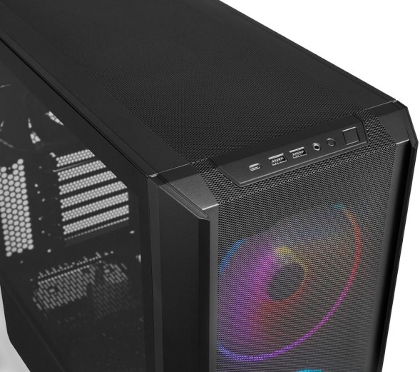 Корпус Lian-Li Lancool 216RX черный без БП ATX 2x120mm 2x140mm 2xUSB3.0 audio bott PSU