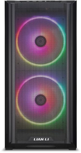 Корпус Lian-Li Lancool 216RX черный без БП ATX 2x120mm 2x140mm 2xUSB3.0 audio bott PSU