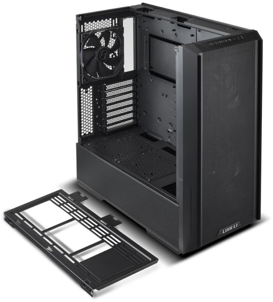 Корпус Lian-Li Lancool 216RX черный без БП ATX 2x120mm 2x140mm 2xUSB3.0 audio bott PSU
