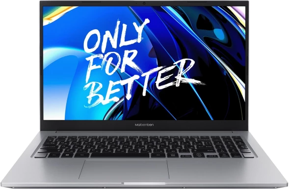 Ноутбук Maibenben M557 Ryzen 7 5825U 16Gb SSD512Gb AMD Radeon Graphics 15.6&amp;quot; IPS FHD (1920x1080) Linux silver WiFi BT Cam 4278mAh (M5571SF0LSRE1)