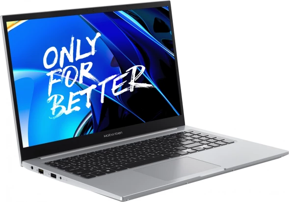 Ноутбук Maibenben M557 Ryzen 7 5825U 16Gb SSD512Gb AMD Radeon Graphics 15.6&amp;quot; IPS FHD (1920x1080) Linux silver WiFi BT Cam 4278mAh (M5571SF0LSRE1)