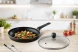 Сковорода Tefal Easy Plus 04237928 круглая 28см ручка несъемная (с крышкой) черный (9100054102)