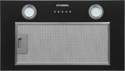 Вытяжка встраиваемая Hyundai HBB 6030 BK черный управление: кнопочное (1 мотор)