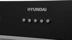 Вытяжка встраиваемая Hyundai HBB 6030 BK черный управление: кнопочное (1 мотор)