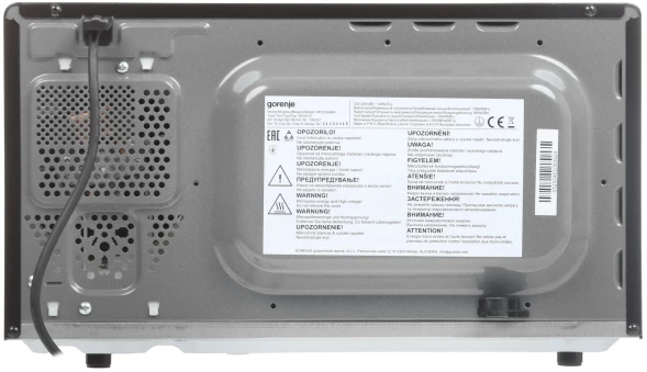 Микроволновая Печь Gorenje MO20A4BH 20л. 800Вт черный