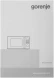 Микроволновая Печь Gorenje MO20A4BH 20л. 800Вт черный