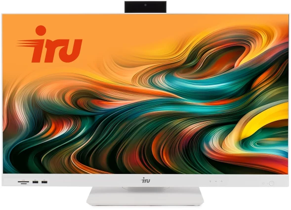 Моноблок IRU Strato 27&amp;quot; QHD i5 1235U (1.3) 16Gb SSD512Gb Iris Xe CR без ОС GbitEth WiFi BT 65W Cam белый 2560x1440